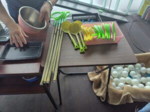 なかがわ水遊園 金魚玉すくい