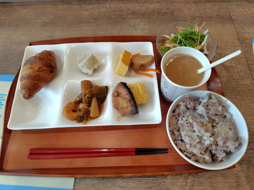 スーパーホテル横浜・関内の無料朝食ビュッフェ