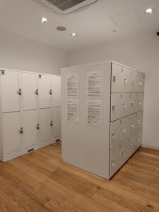 カップヌードルミュージアム横浜のコインロッカー